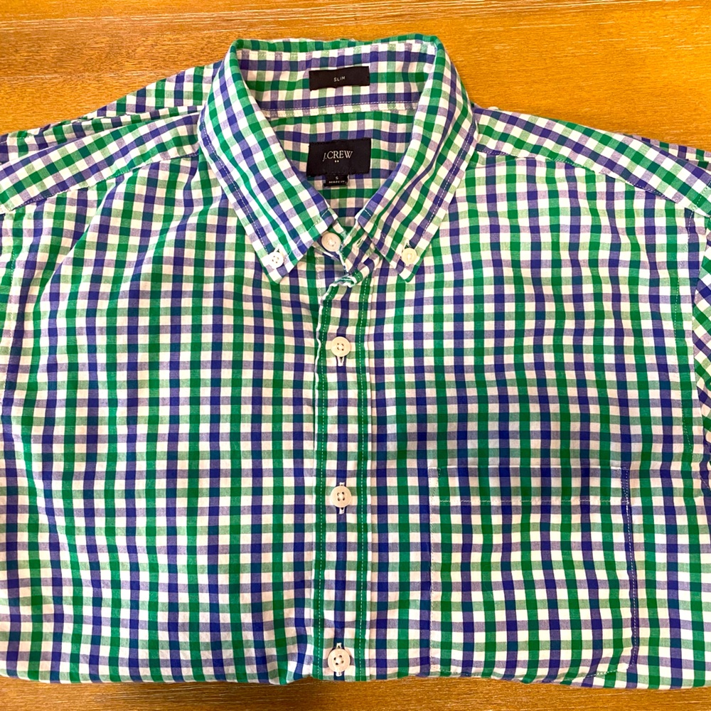 J. Crew Factory Long Sleeve Button Up Shirt (Slim)
